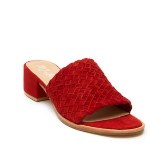 Matisse Shoes - Matisse Red Andi Woven Leather Sandals Size 8